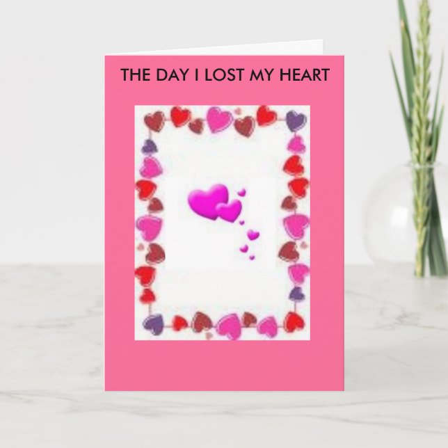 Carte images, FG, LE JOUR OÙ J'AI PERDU MON COEUR (Devant)