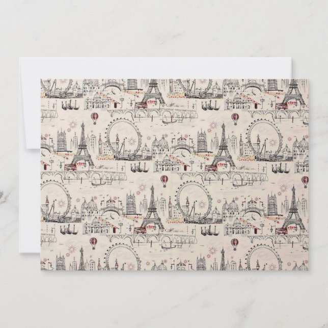 Carte Images vintage Black & White Europe (Devant)