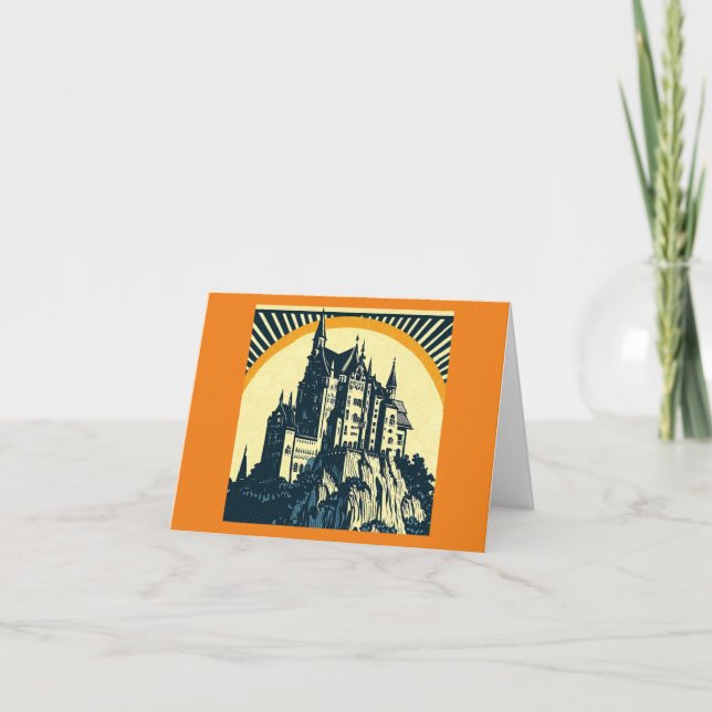 Carte Imaginaire Château médiéval - Décor de bois 3 (Devant)