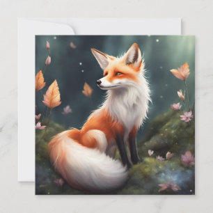 Carte Imaginaire Fox Nature Art