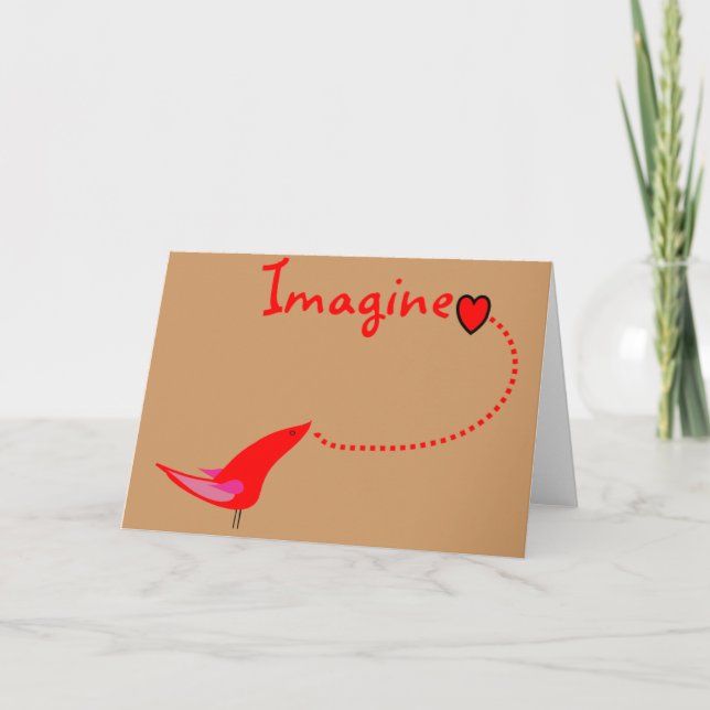 Carte "Imagine"—John Gifts (Devant)