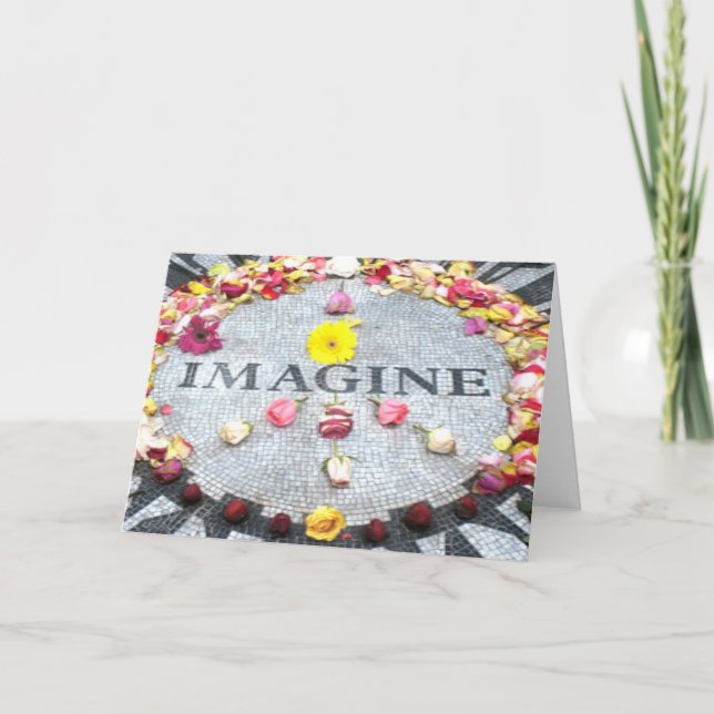 Carte Imaginez la paix (Devant)