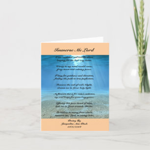 Carte Immerse Me Lord Greeting Card