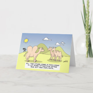 Carte Implants de chameaux - Anniversaire