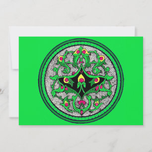 Carte Impression de cartouche celtique
