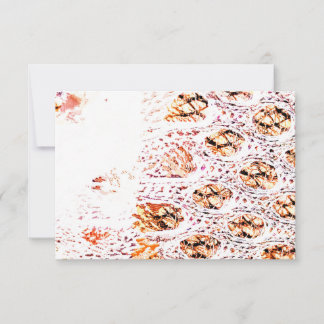 Carte Impression de cellule orange