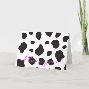 Carte Impression De Vache, Motif De Vache, Spots De Vach
