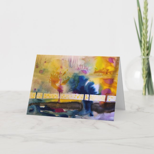 Carte impression ensoleillée (Devant)