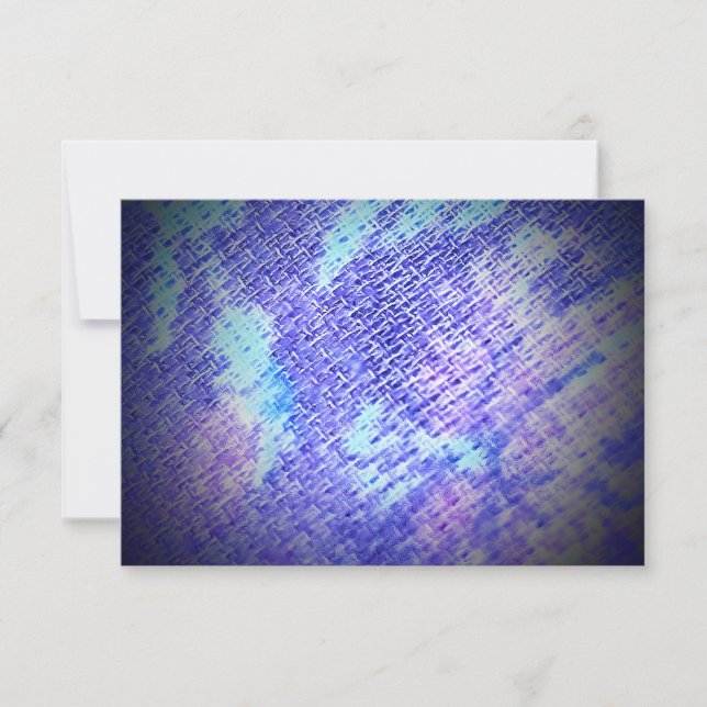 Carte Impression florale bleue (Devant)