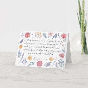 Carte In Nothing Be Anxious Scripture