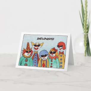 Carte Inclownito (Birthday Card)