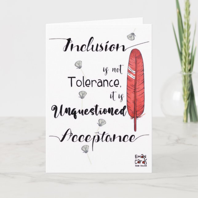 Carte Inclusion Matters - Acceptance (Devant)