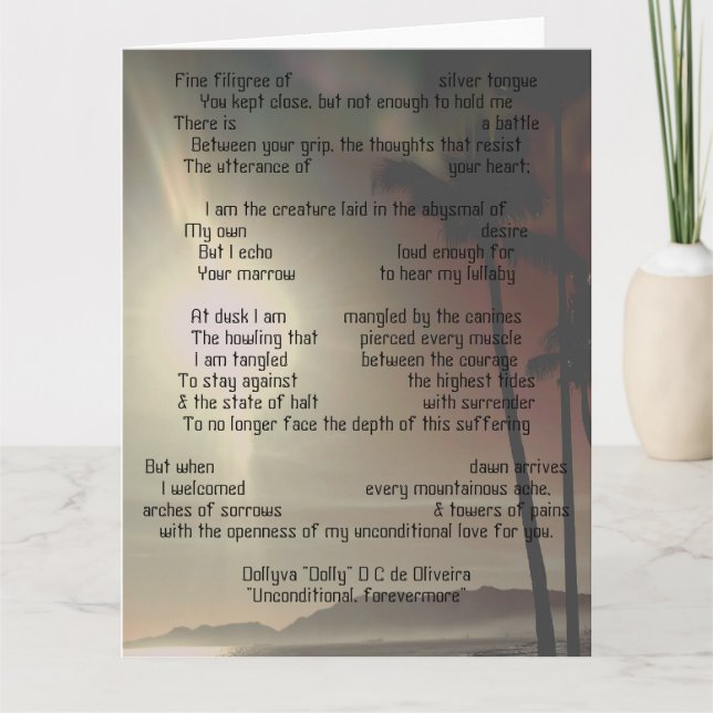 Carte Inconditionnel pour toujours plus (Devant)