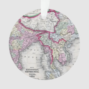 Carte   Inde, Thibet, Chine et Se Asie de Mitchell