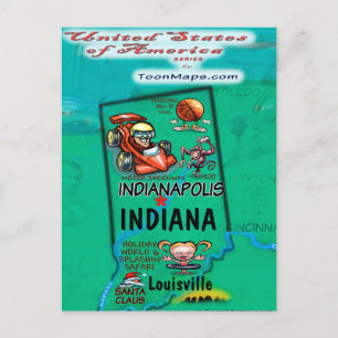 Carte Indiana USA