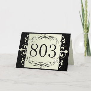 Carte Indicatif régional 803