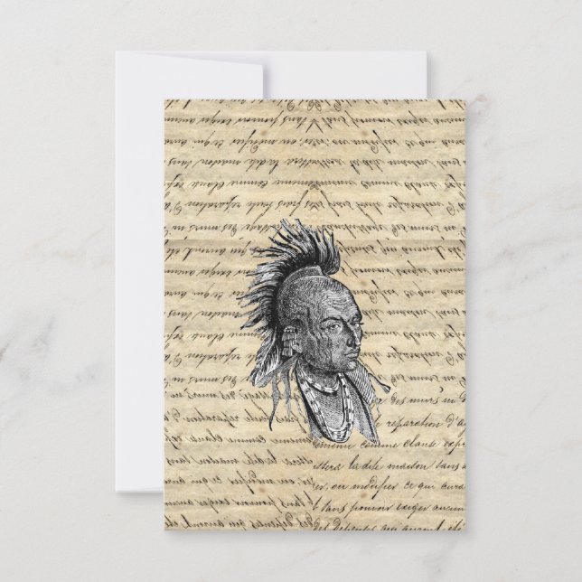 Carte Indien américain (Devant)