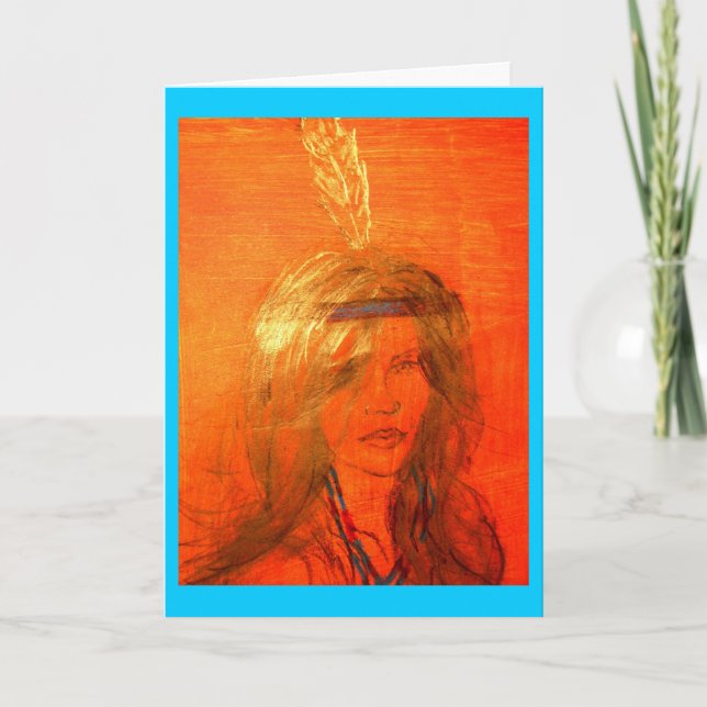 Carte Indienne Howgh Salut (Devant)