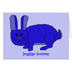Carte Indigo Bunny