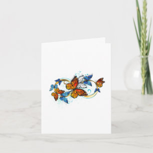 Carte Infinité de papillons monarques