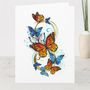 Carte Infinité de papillons monarques