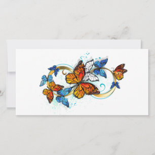 Carte Infinité de papillons monarques