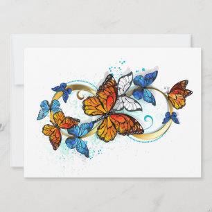 Carte Infinité de papillons monarques