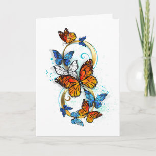 Carte Infinité de papillons monarques