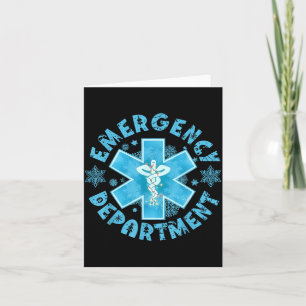 Carte Infirmière des urgences de l'hôpital Snowflake en 