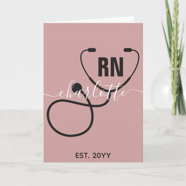 Carte Infirmière inscrite à la RN personnalisée (Devant)