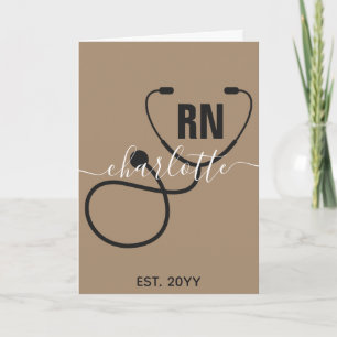 Carte Infirmière inscrite à la RN personnalisée