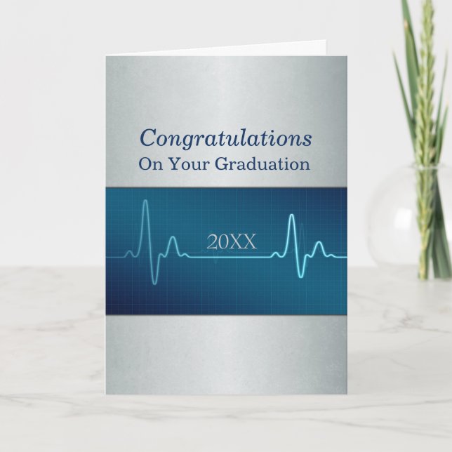 Carte Infirmière Médicale ou docteur Graduation Custom (Devant)