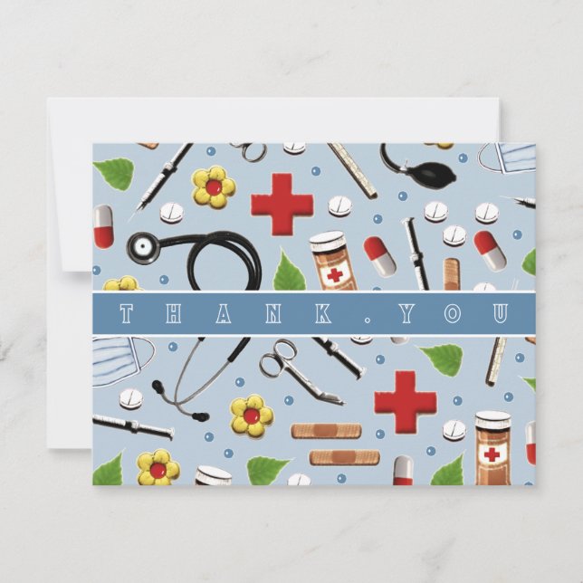 Carte Infirmière Merci (Devant)