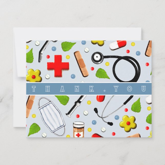 Carte Infirmière Merci (Devant)