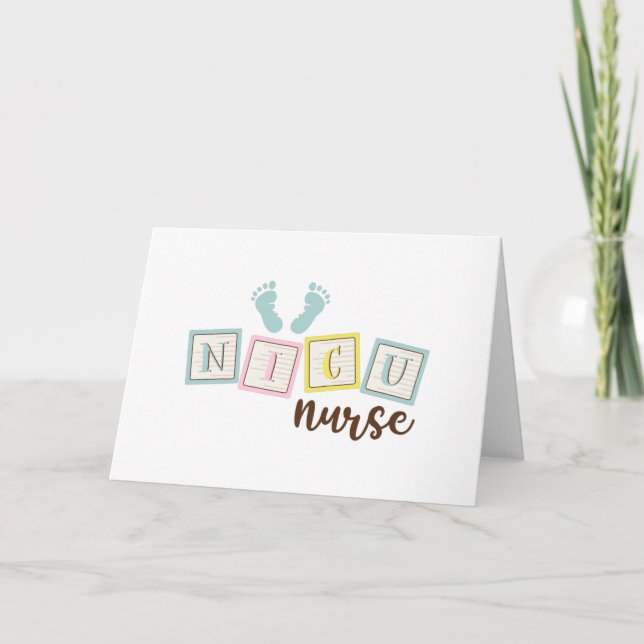 Carte Infirmière NICU (Devant)