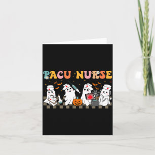 Carte Infirmière Pacu Fantôme Épouvantable Halloween Mig