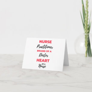 Carte Infirmière Praticien Cerveau D'Un Coeur Médecin 2