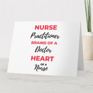 Carte Infirmière Praticien Cerveau D'Un Coeur Médecin 2