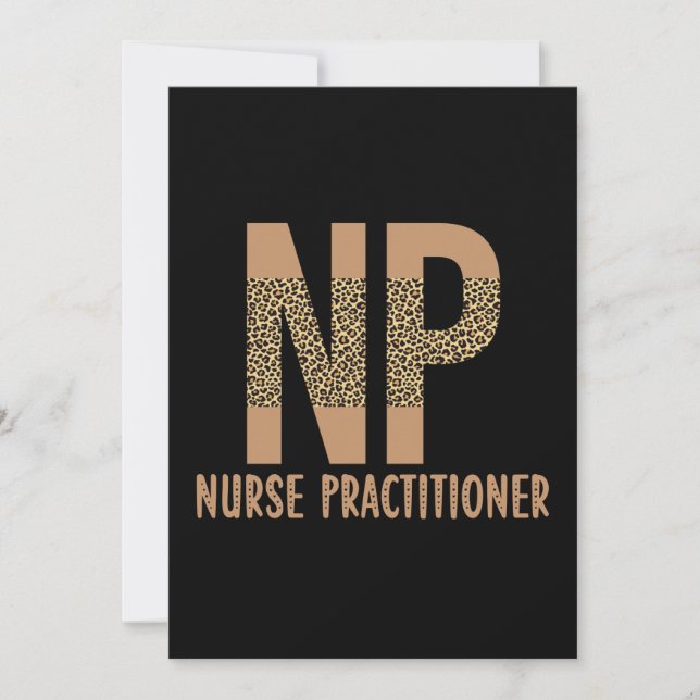 Carte Infirmière Praticien NP appréciation infirmière gu (Devant)