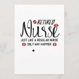 Carte Infirmière retraitée Grand cadeau Infirmière retra
