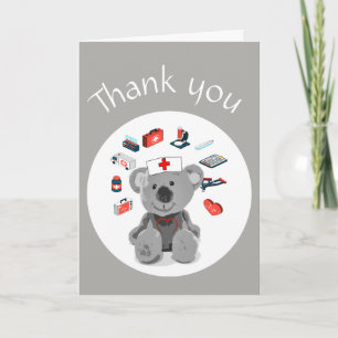 Carte Infirmières ou Merci du personnel Médicale