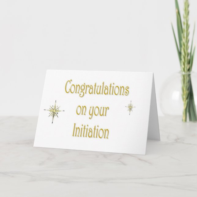 Carte Initiation (Devant)