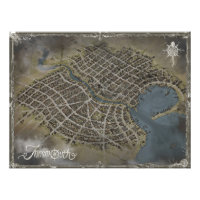 Carte Innsmouth, Monde Lovecraft - Photo élargisse