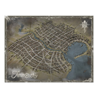 Carte Innsmouth, Monde Lovecraft - Photo élargisse
