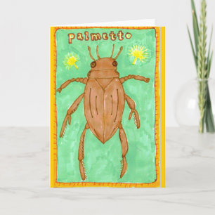 Carte insecte de palmetto