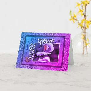 Carte Inspiration Beauté intérieure Rosebud