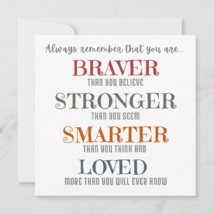 Carte Inspiration pour fille