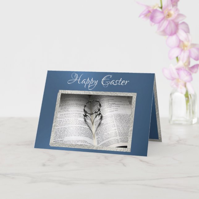 Carte Inspirational Happy Easter (Orchidée)