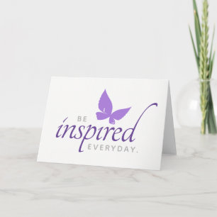 Carte Inspirationnel Soyez Inspiré Papillon Quotidien