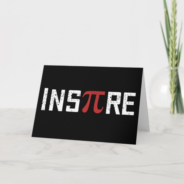 Carte InsPire Pi jour | Joyeux jour de Pi math (Devant)